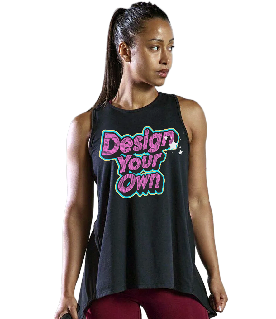 Women's open back vest